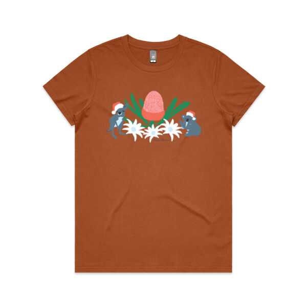 Australiana Christmas Woman's Tee Thumbnail