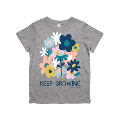Keep Growing Kid's Tee (Teal) Thumbnail